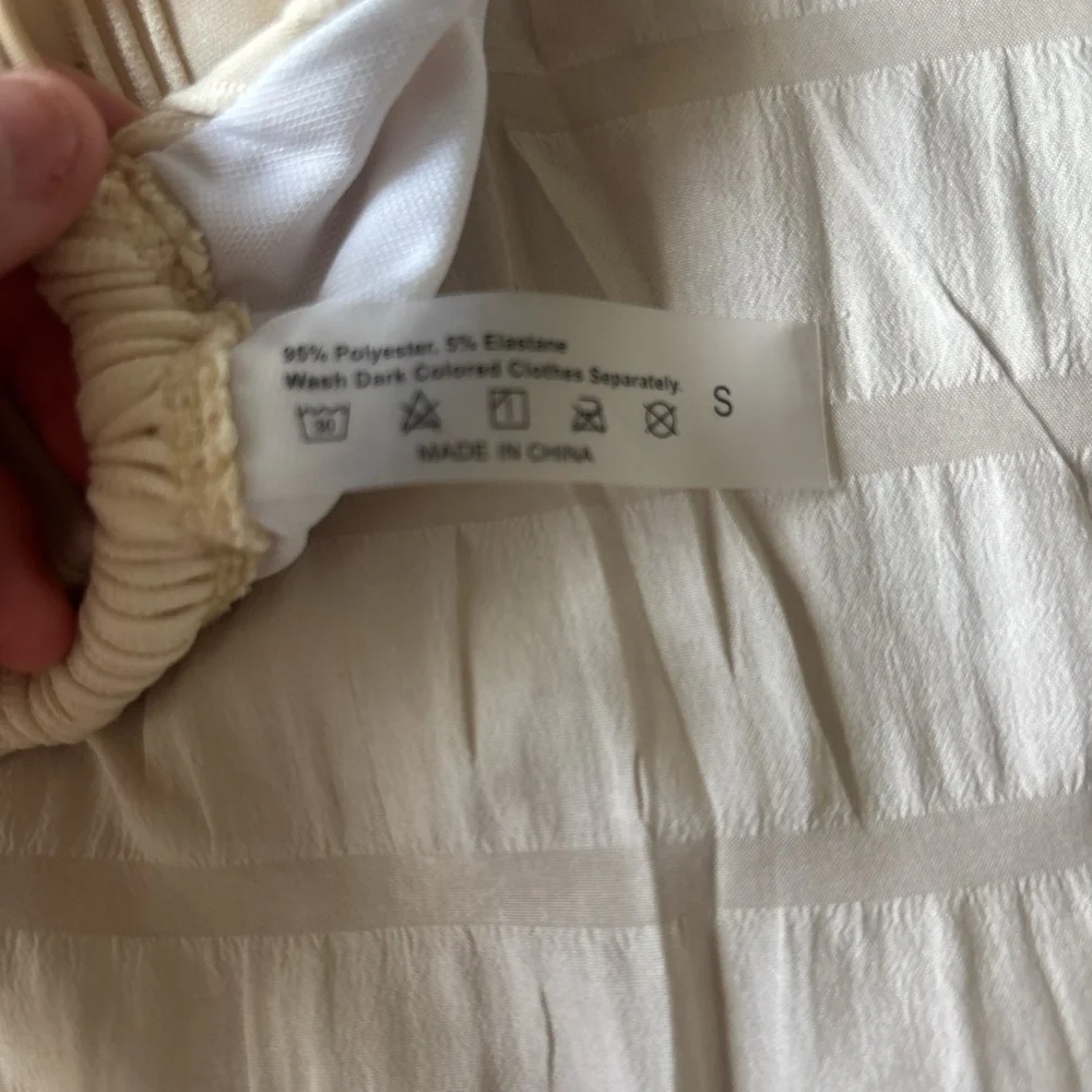SHEIN Cream Ribbed Bikini Set - Picture 8 of 8